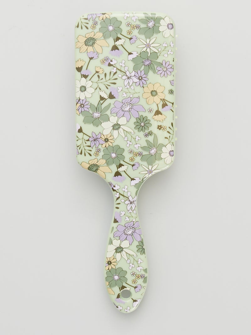Brosse à cheveux vert - Kiabi