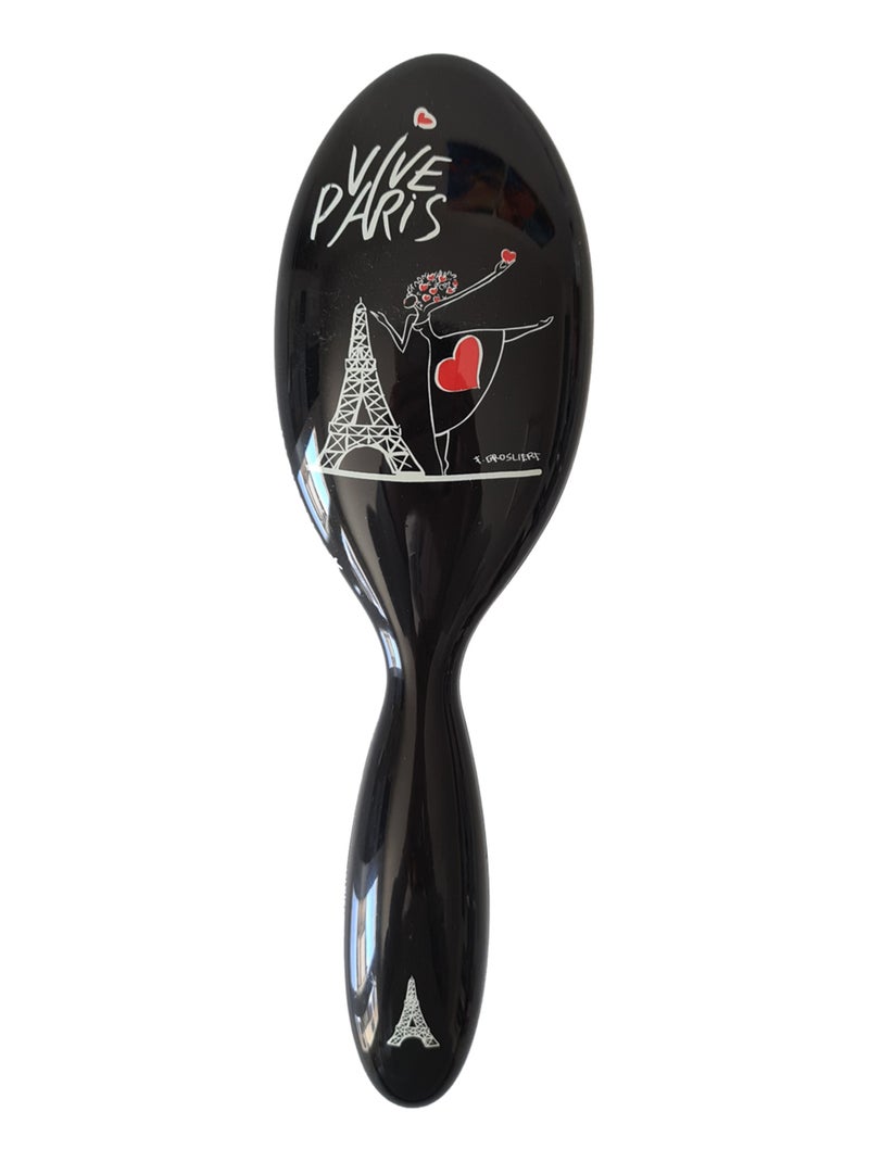 Brosse à cheveux vive Paris Noir - Kiabi