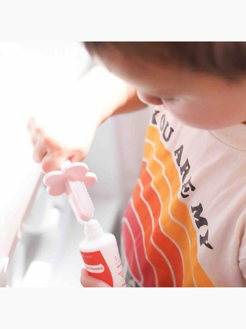 Brosse à dents ergonomique double face Rose - Kiabi