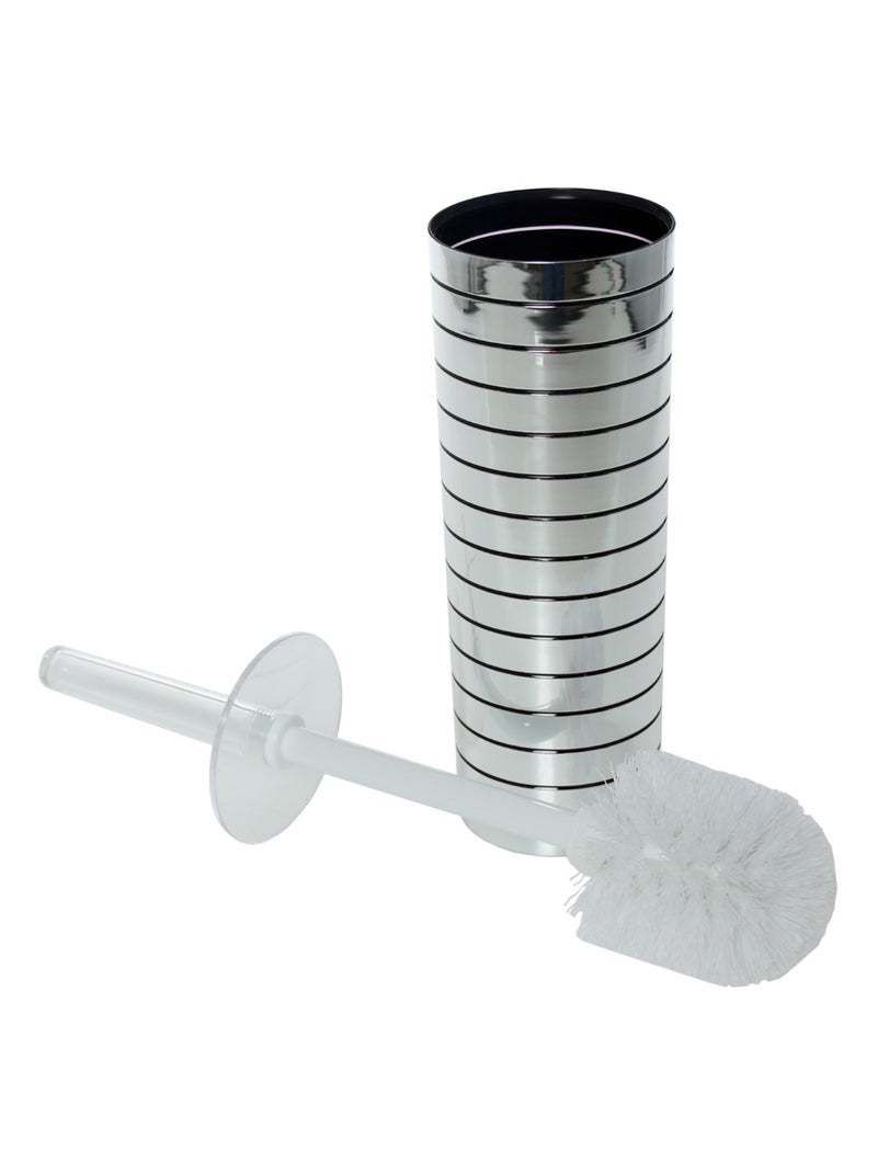 Brosse à WC en acrylique argenté Argent - Kiabi
