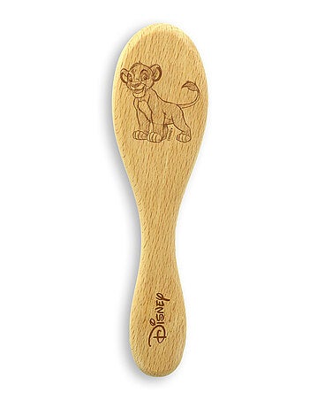 Brosse Cheveux Bébé – DISNEY BABY – Simba – Le Roi Lion – Prévention Croûtes de Lait – Bois FSC