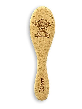 Brosse Cheveux Bébé – DISNEY BABY – Stitch – Lilo & Stitch – Prévention Croûtes de Lait – Bois FSC
