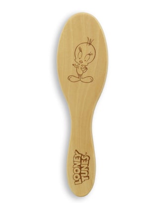 Brosse Cheveux Bébé –  DISNEY BABY – Titi – LOONEY TUNES – Prévention Croûtes de Lait – Bois FSC