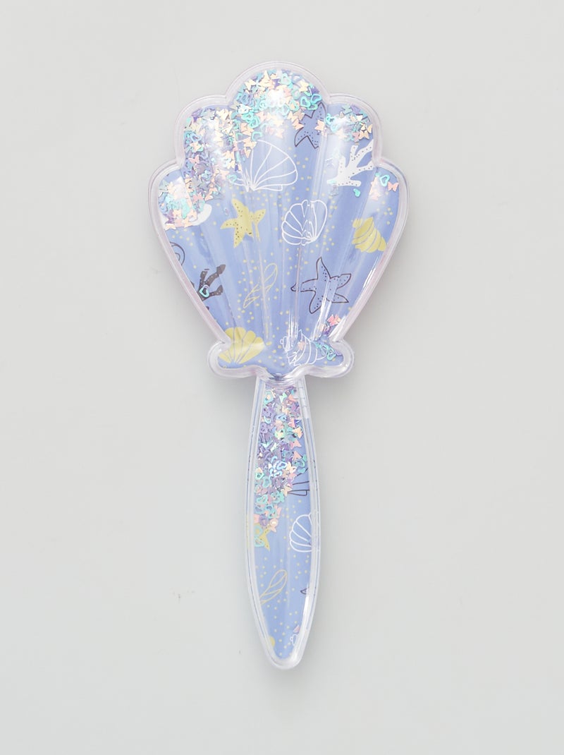 Brosse 'coquillage' Violet - Kiabi
