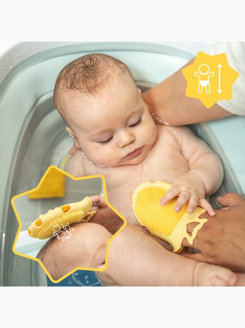 Brosse de massage en silicone 'Badabulle' - Kiabi