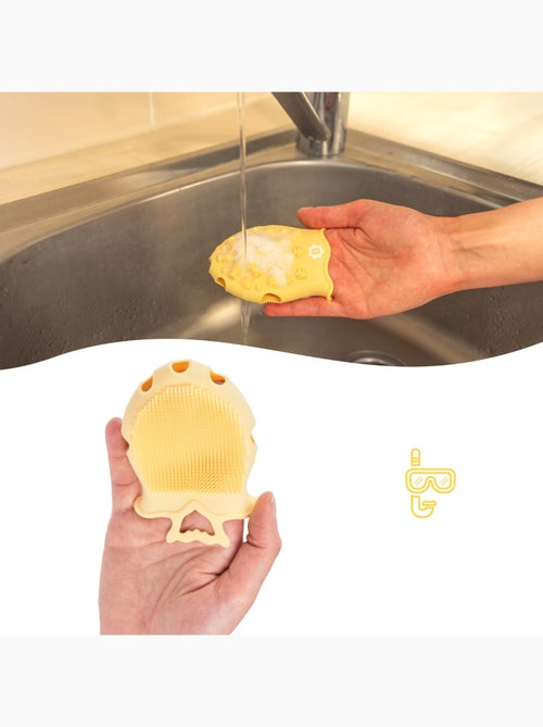 Brosse de massage en silicone 'Badabulle' - Kiabi