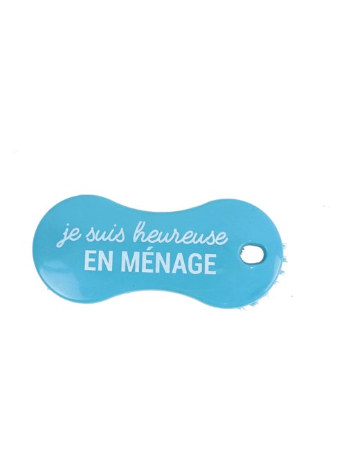 Brosse de ménage multiusage décapante à message - Kiabi