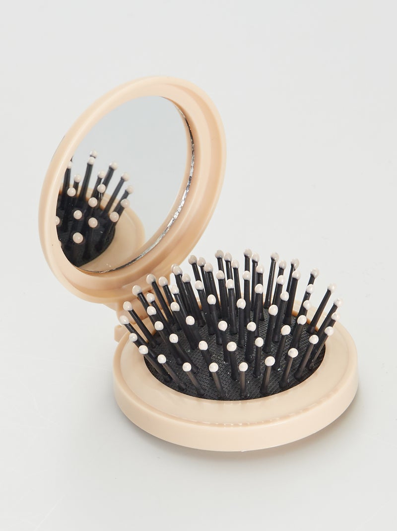 Brosse de sac 'léopard' Beige - Kiabi
