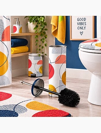 Brosse de toilette 9.5 x 37 cm color pop