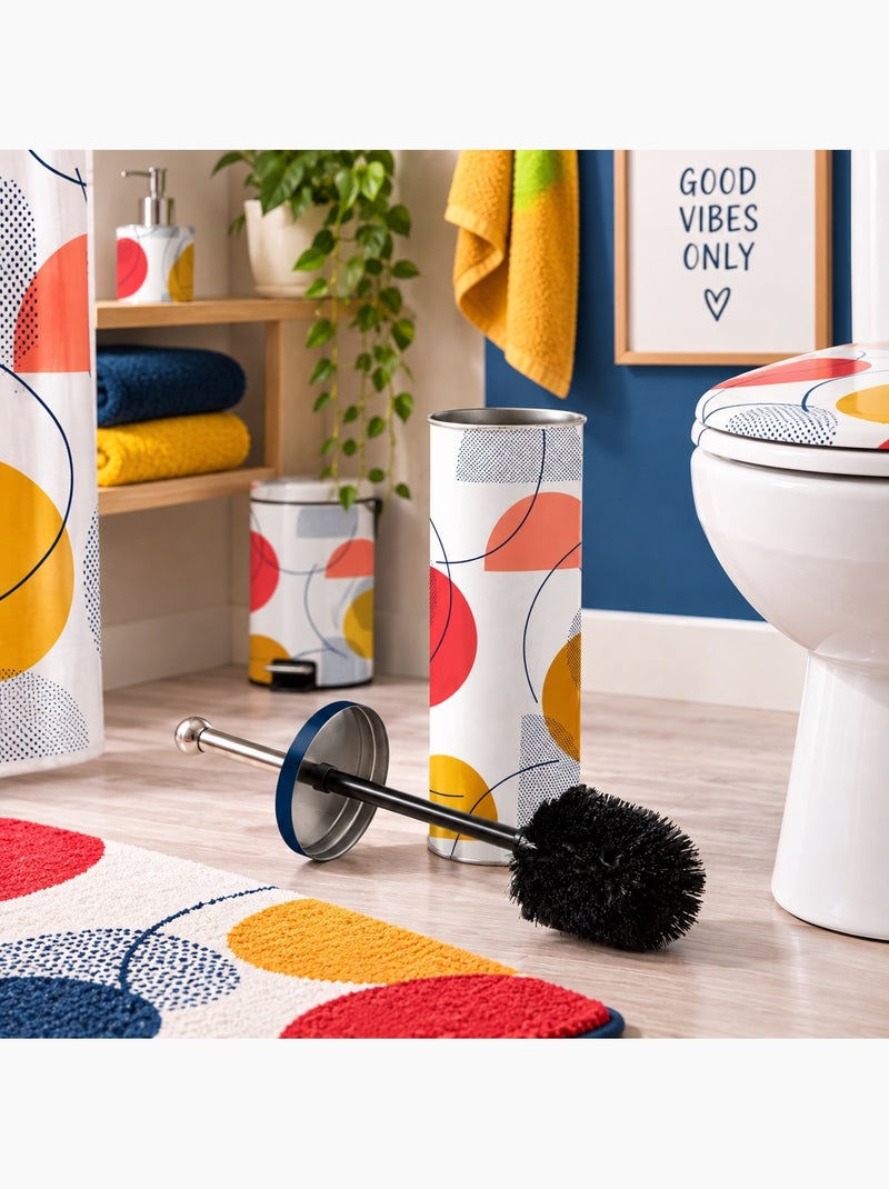 Brosse de toilette 9.5 x 37 cm color pop Multicolore - Kiabi