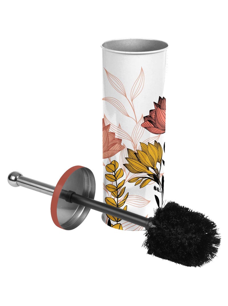 Brosse de toilette Amelina fleur Blanc - Kiabi