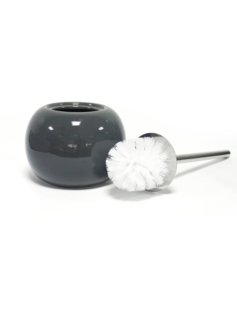 Brosse de toilette en céramique bullea gris anthracite - Kiabi