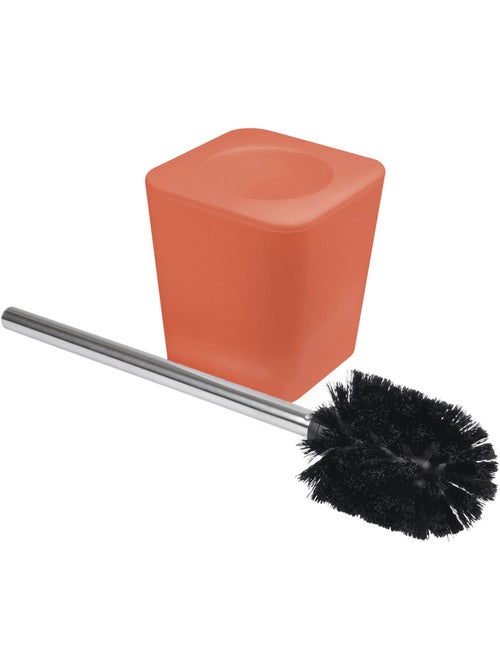 Brosse de toilette plastique 11.6 x 38.2 cm Soft terracotta - Kiabi