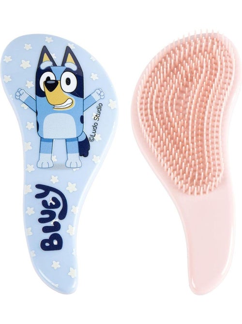Brosse démêlante Bluey - Picots souples - Bleu pastel - Kiabi