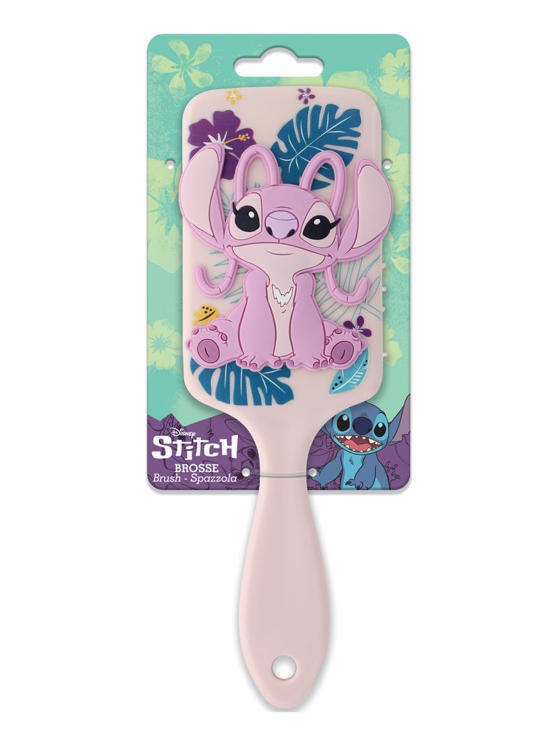 Brosse Démêlante Cheveux – DISNEY – Angel – Lilo & Stitch – Tous Types de Cheveux Rose - Kiabi