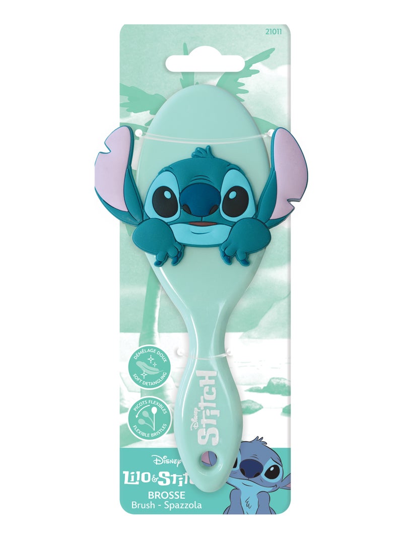 Brosse Démêlante Cheveux – DISNEY – Stitch – Lilo & Stitch – Tous Types de Cheveux Bleu - Kiabi