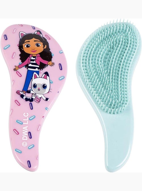Brosse démêlante Gabby's Dollhouse - Picots doux - Rose pastel - Kiabi