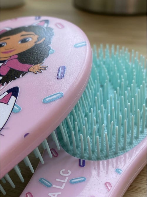 Brosse démêlante gabby's dollhouse - picots doux - rose pastel - Kiabi