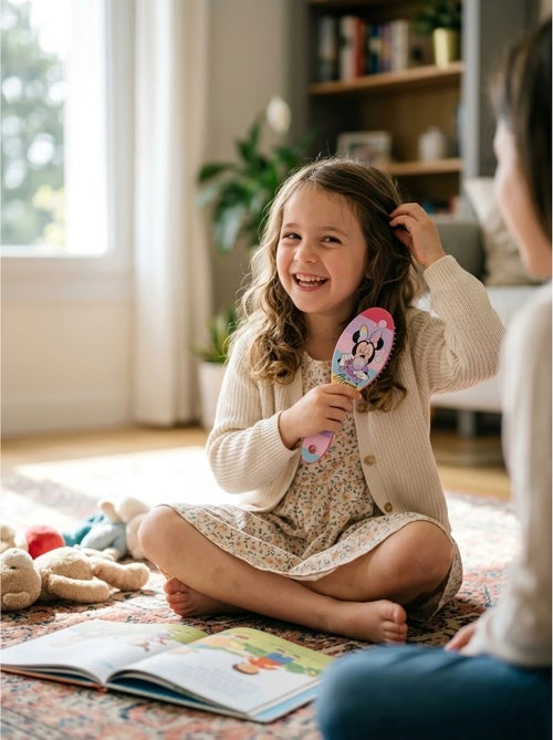Brosse démêlante minnie mouse - disney - rose - Kiabi
