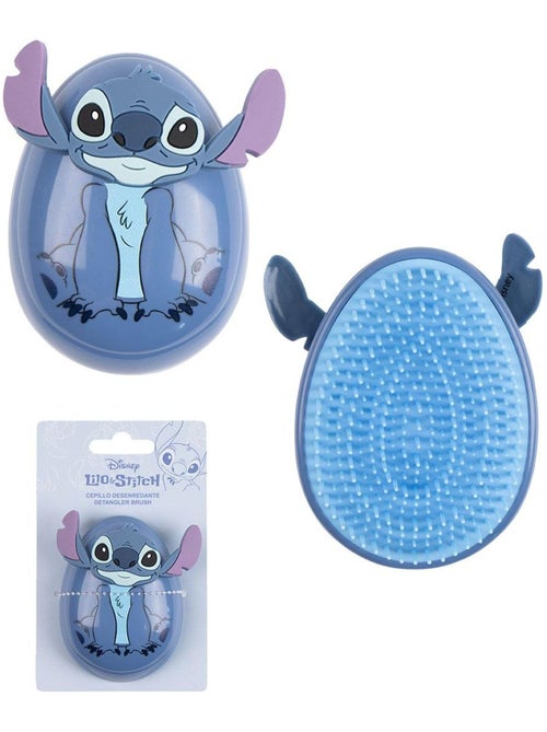 Brosse démêlante Stitch – Tous types de cheveux - Bleu - Kiabi