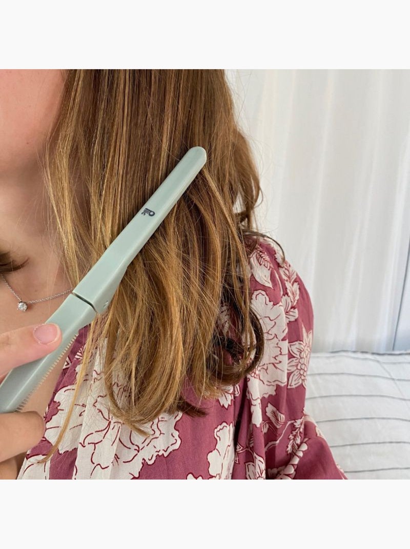 Brosse peigne à cheveux pliable Vert - Kiabi