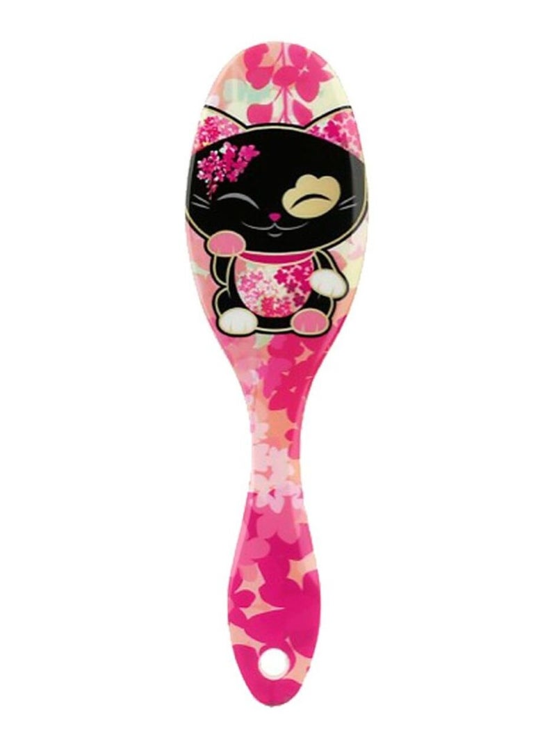 Brosse pour cheveux Mani Rose et Noir Rose - Kiabi