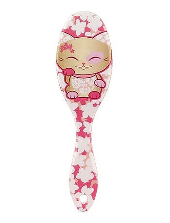 Brosse pour cheveux Mani rose et Or