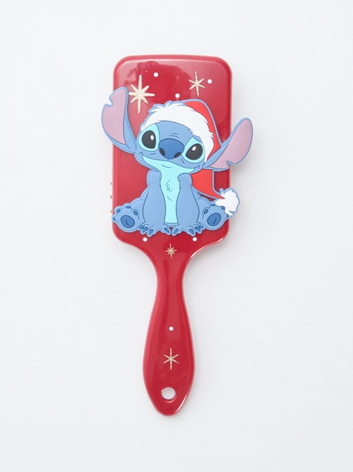 Brosse rectangulaire 'Disney' 'Stitch' Noël - Kiabi