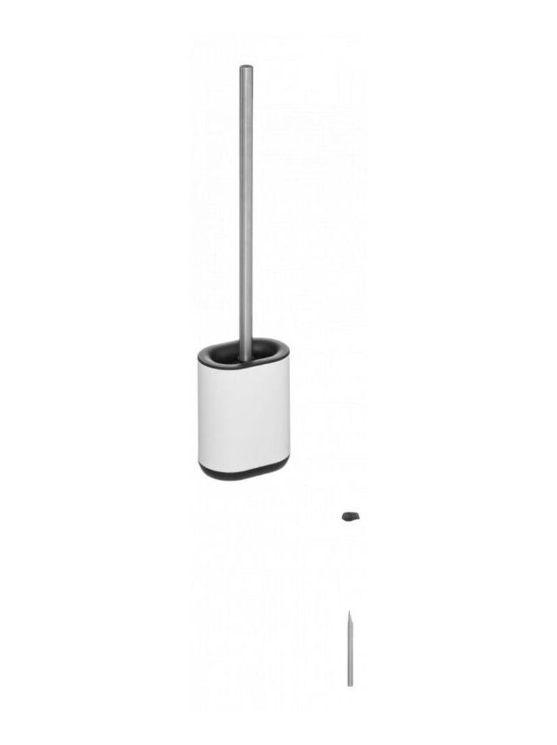 Brosse toilettes & Support papier - Atmosphera Blanc - Kiabi