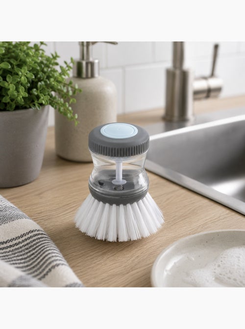 Brosse vaisselle push avec distributeur - Kiabi
