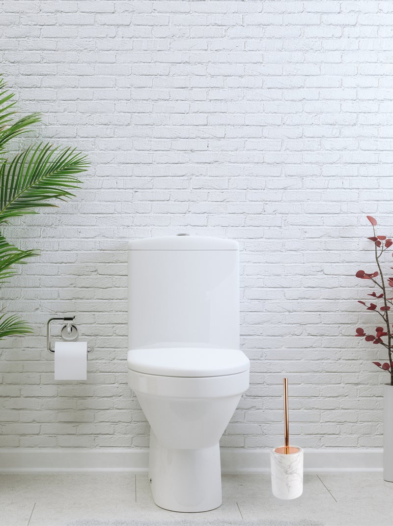 Brosse wc  - Effet marbre Gris - Kiabi