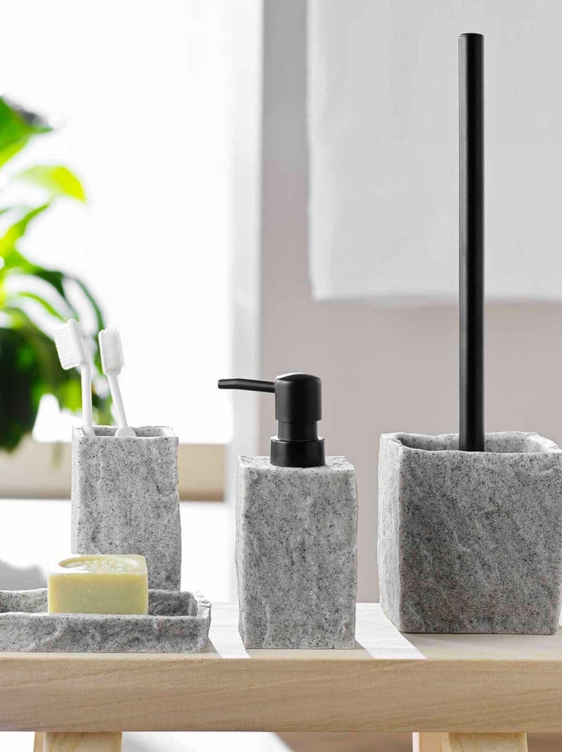 Brosse WC  - Effet minéral Gris - Kiabi