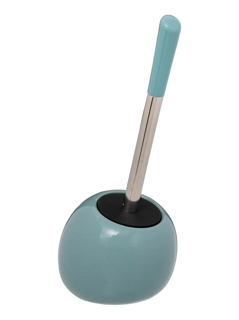 Brosse WC avec Porte-Brosse - Design Moderne et Compact bleu artique Bleu - Kiabi