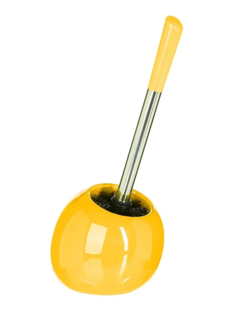 Brosse WC avec Porte-Brosse - Design Moderne et Compact moutarde Jaune - Kiabi