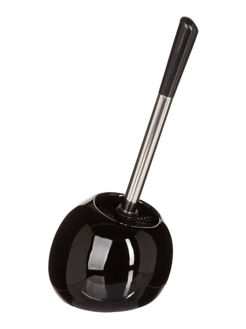 Brosse WC avec Porte-Brosse - Design Moderne et Compact noir Noir - Kiabi