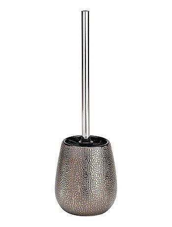 Brosse WC avec tête remplaçable effet martelé MARRAKESH
