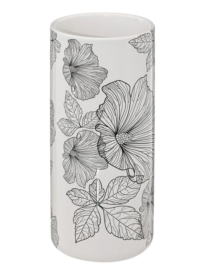 Brosse WC Blackflora en Grès Blanc - Kiabi