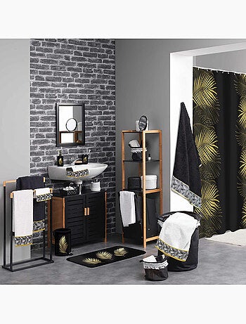 Brosse wc céramique imprimée or orbella