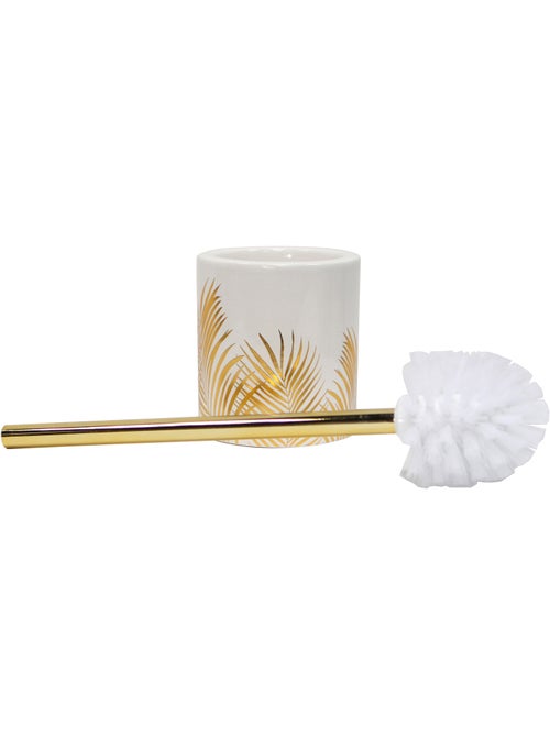 Brosse wc céramique imprimée or orbella - Kiabi Brosse wc céramique imprimée or orbella - Kiabi