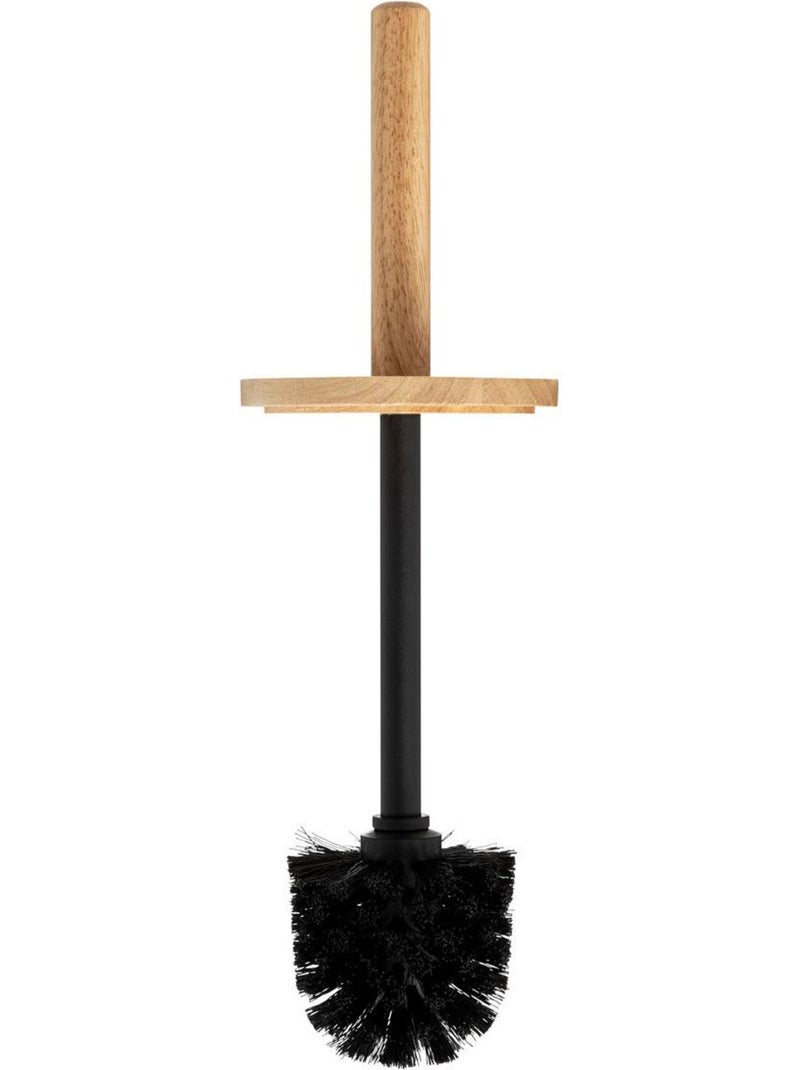 Brosse WC design floral BLACKFLORA Noir Blanc - Kiabi