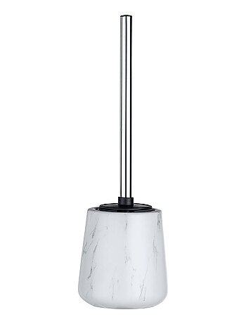 Brosse WC effet marbre avec tête en silicone ADRADA