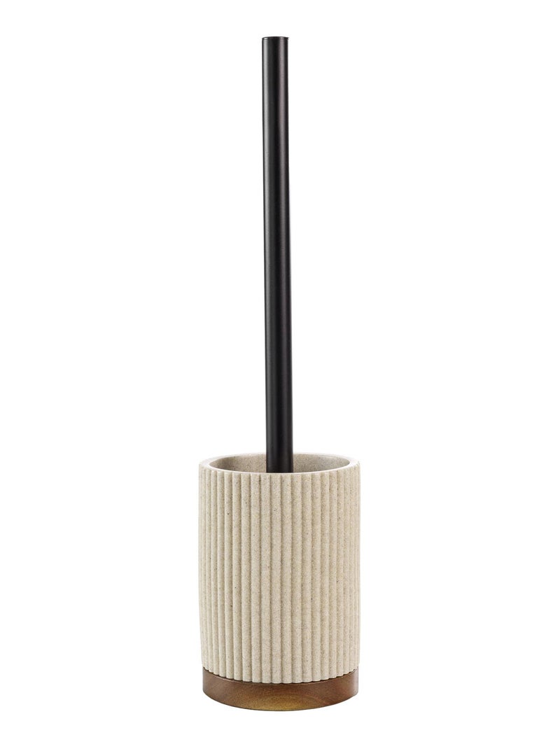 Brosse WC en acacia Beige clair - Kiabi