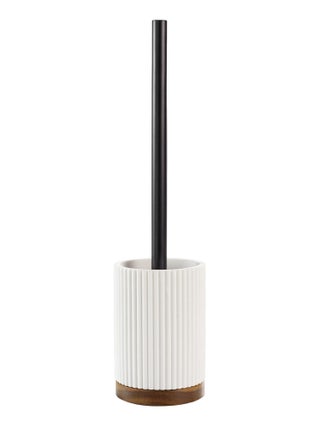 Brosse WC en acacia