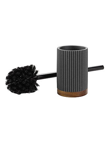 Brosse WC en acacia