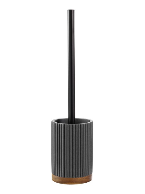 Brosse WC en acacia - Kiabi