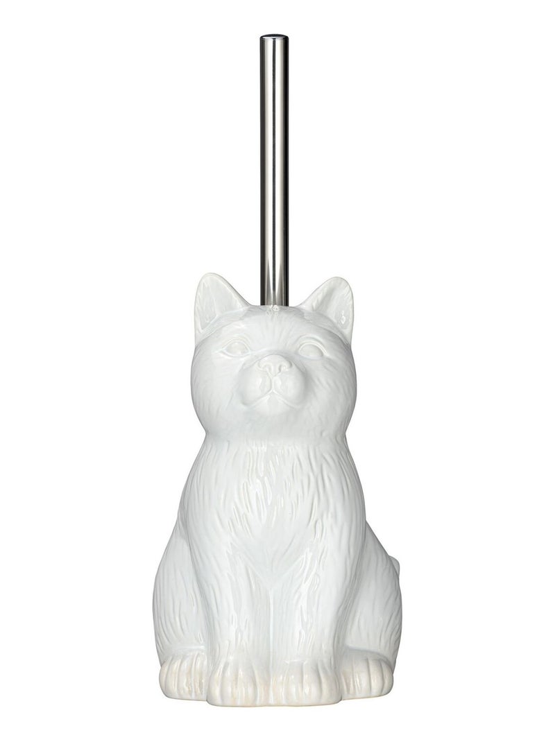 Brosse WC en céramique CAT Blanc - Kiabi