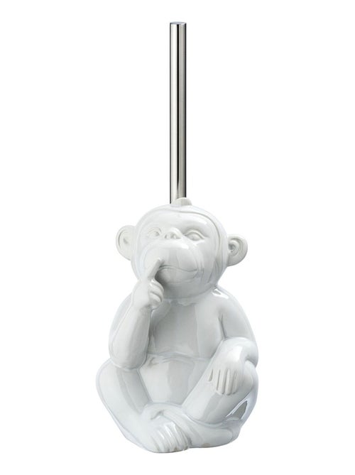 Brosse WC en céramique MONKEY QUIET - Kiabi