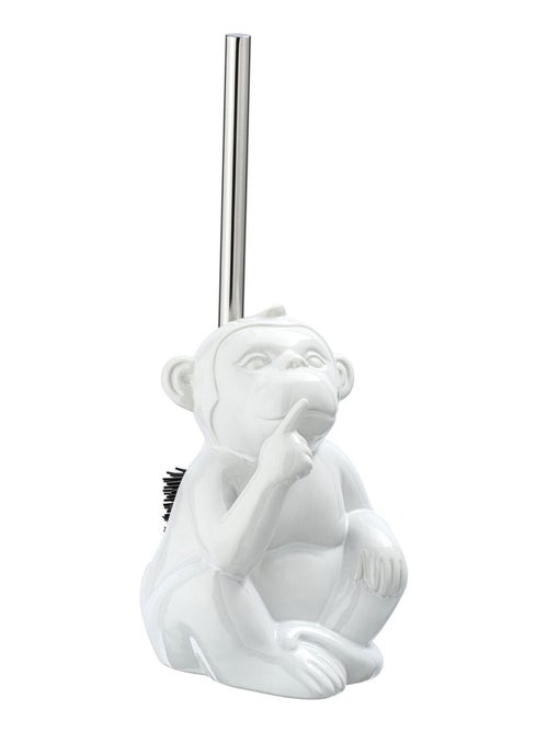 Brosse WC en céramique MONKEY QUIET - Kiabi