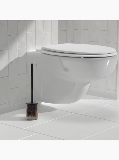Brosse WC en verre motif flammes DOTTY - Kiabi