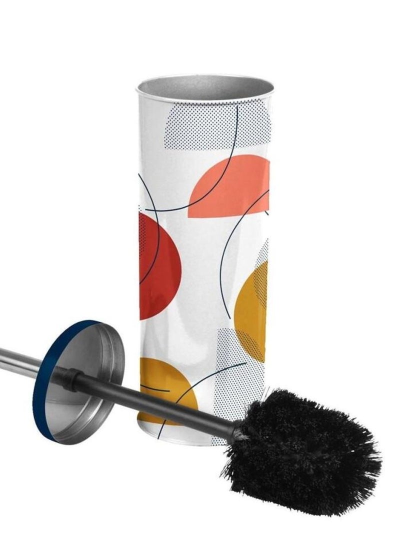 Brosse WC métal Color Pop bleu Blanc - Kiabi